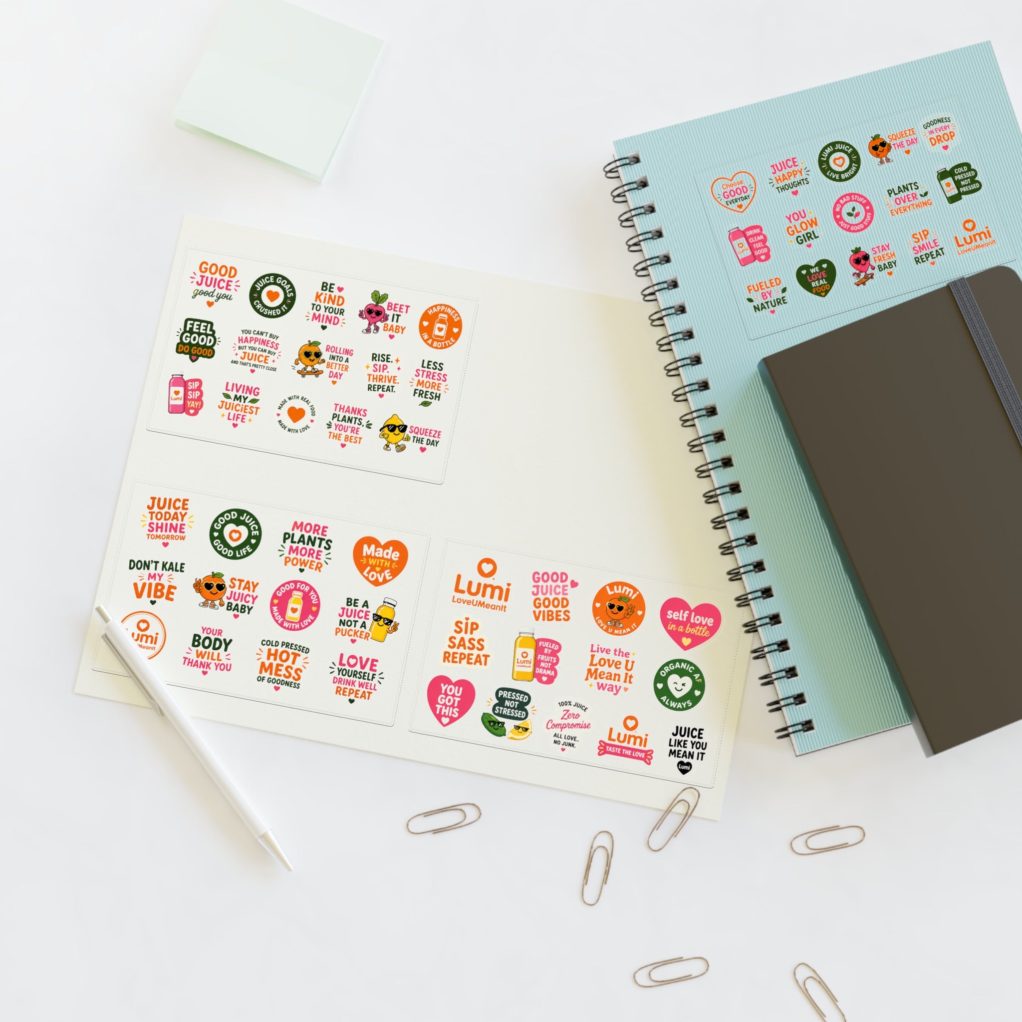 Lumi Juice Plant Vibes Sticker Sheets