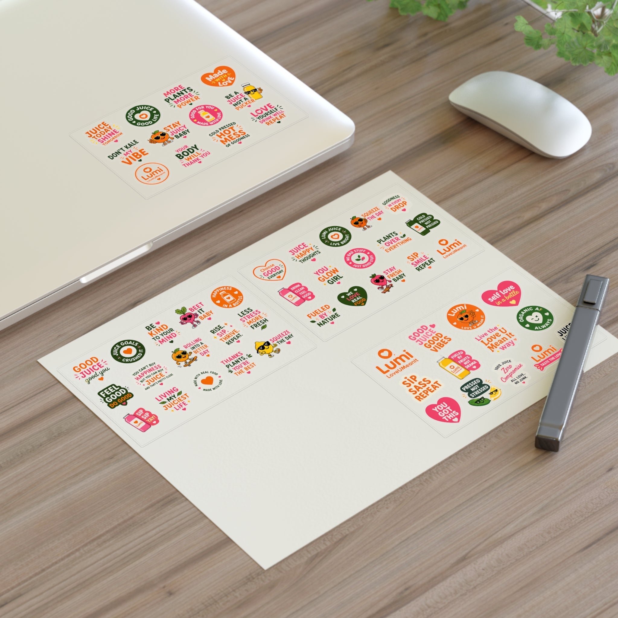 Lumi Juice Plant Vibes Sticker Sheets