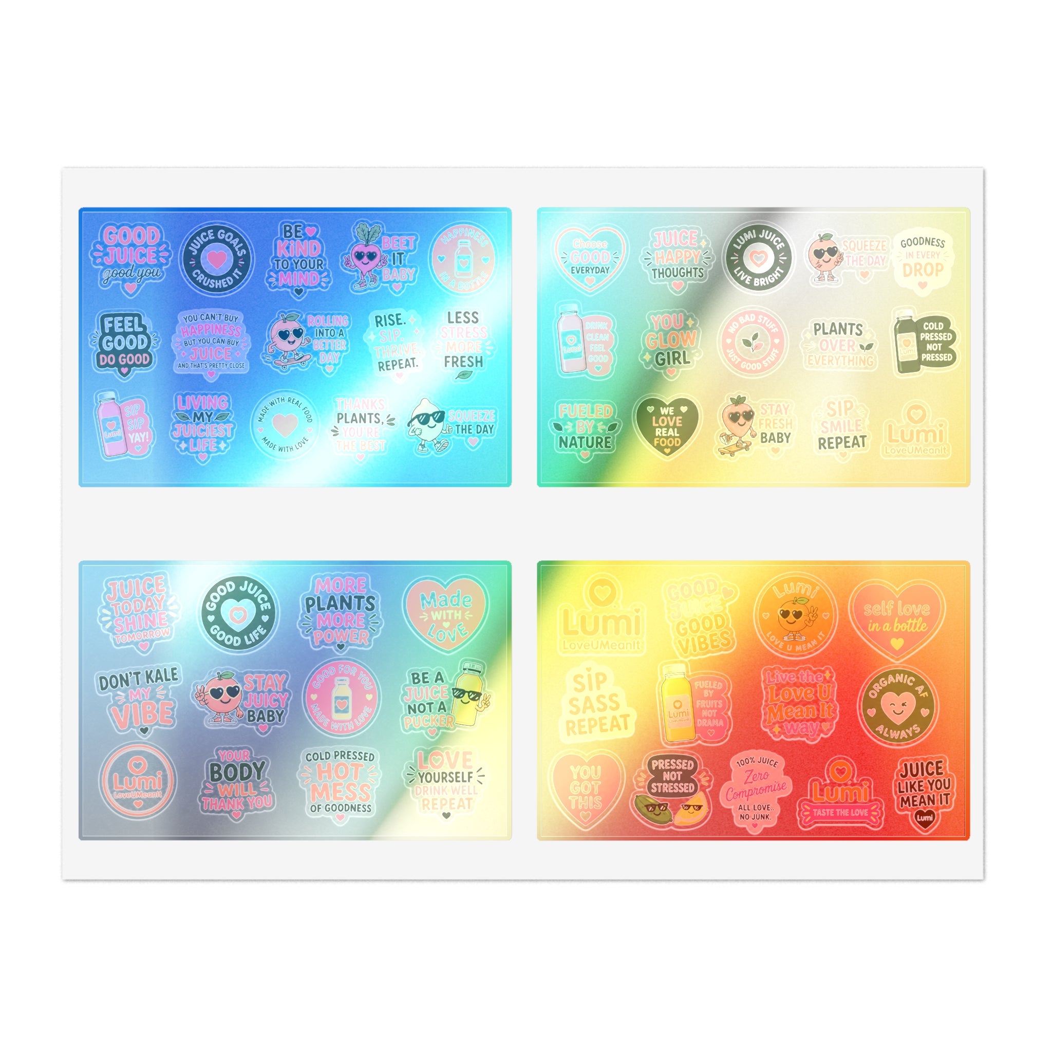 Lumi Juice Plant Vibes Sticker Sheets