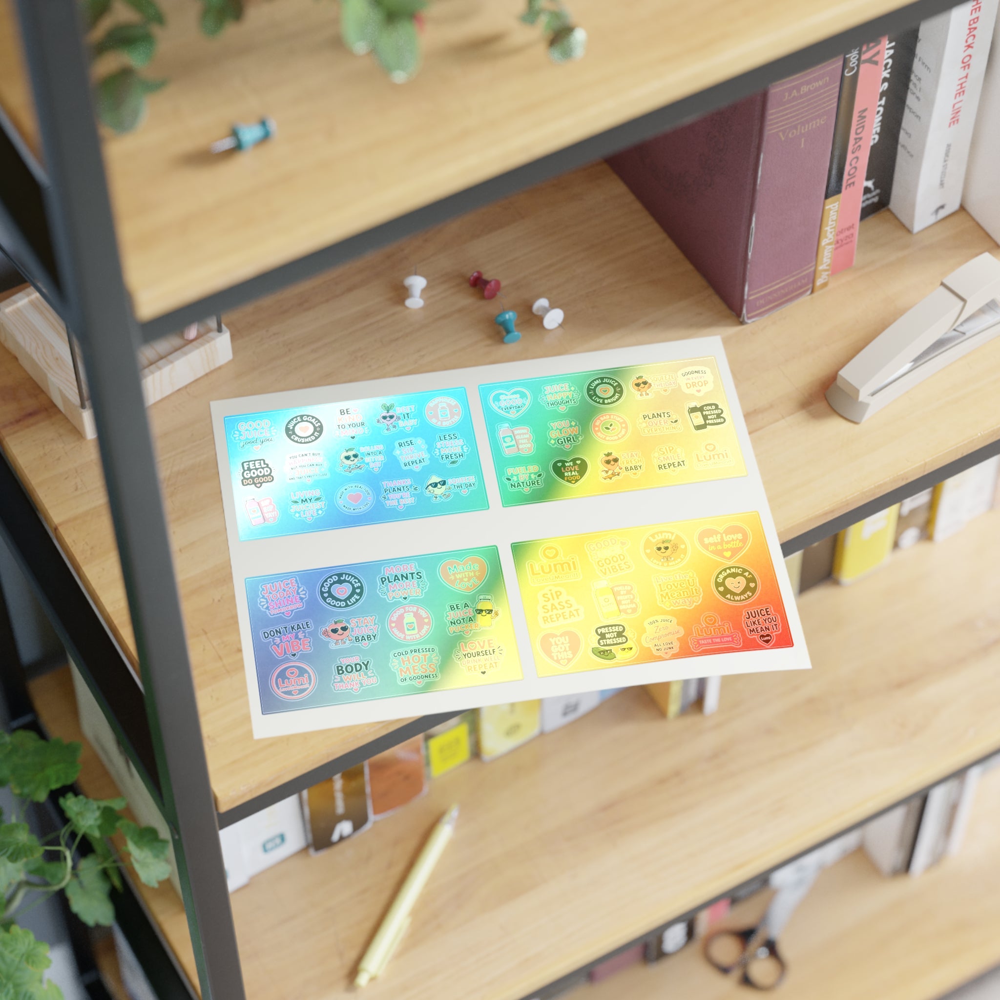 Lumi Juice Plant Vibes Sticker Sheets