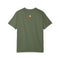 Lumi logo T-shirt | Small orange heart logo tee