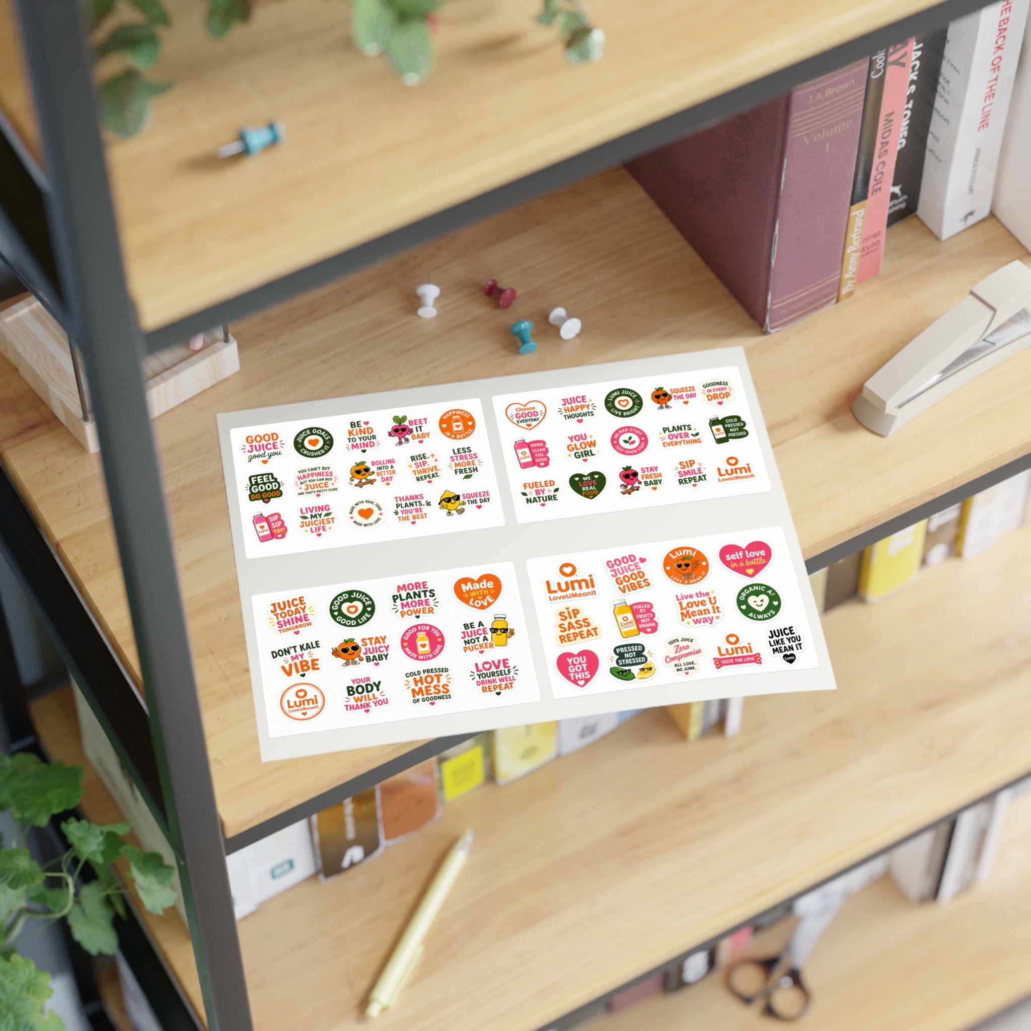 Lumi Juice Plant Vibes Sticker Sheets
